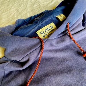 Scotch & Soda blue hoodie